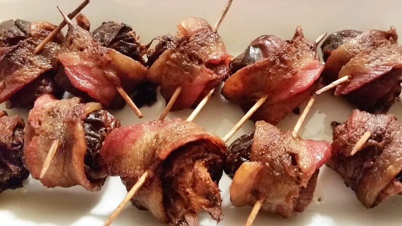 bacon-wrapped dates